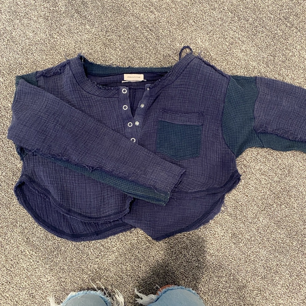 Urban outfitters cropped long sleeve